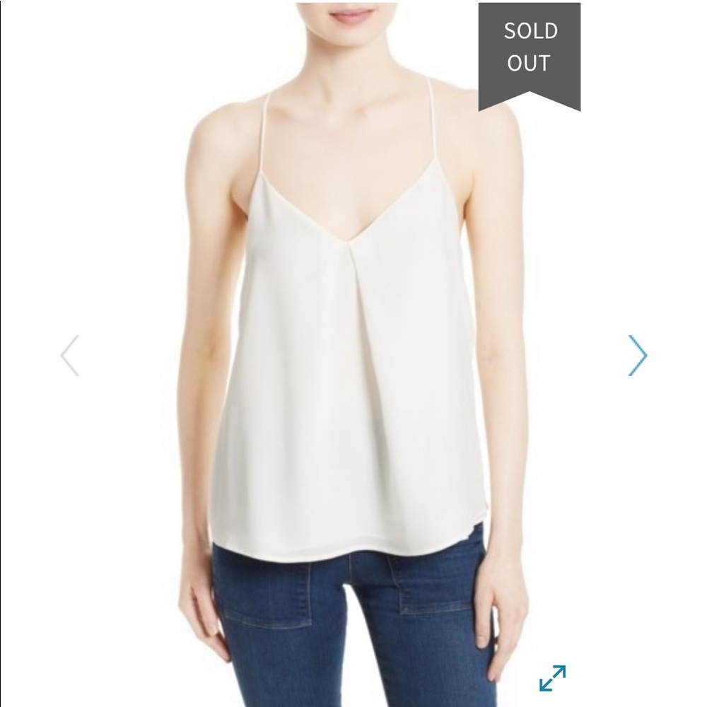 Joie Nahlah B' Silk Camisole ivory size XS EUC